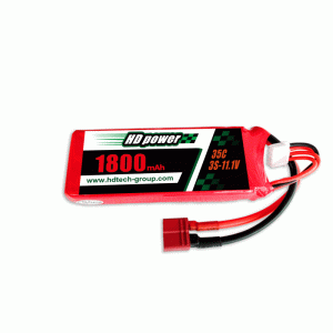 HD POWER 1800mAh 35C 3S 11.1V batteria di lipo