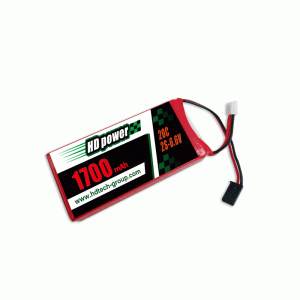 Batteria LiFe HD POWER 1700mAh 20C 2S 6,6V per ricevitore e trasmettitore