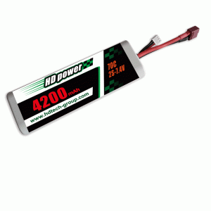 HD POWER 4200mAh 70C 2S 7.4V Batteria per auto RC con custodia rigida