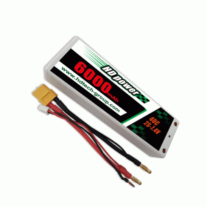 HD POWER 6000mAh 40C 2S 7.4V Batteria LiPO